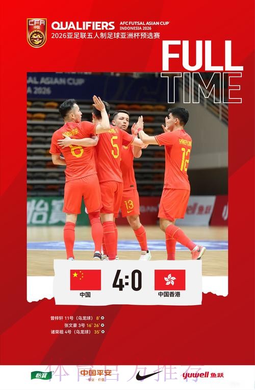 2026五人制亚洲杯预选赛(E组)战罢 中国队1胜2负无缘正赛 2026五人制亚洲杯预选赛(E组)战罢 中国队1胜2负无缘正赛